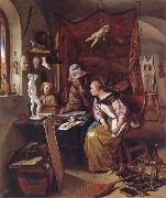 Jan Steen The During Lesson oil on canvas